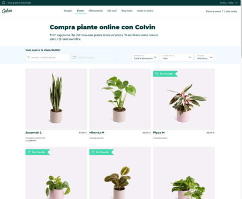 piante online
